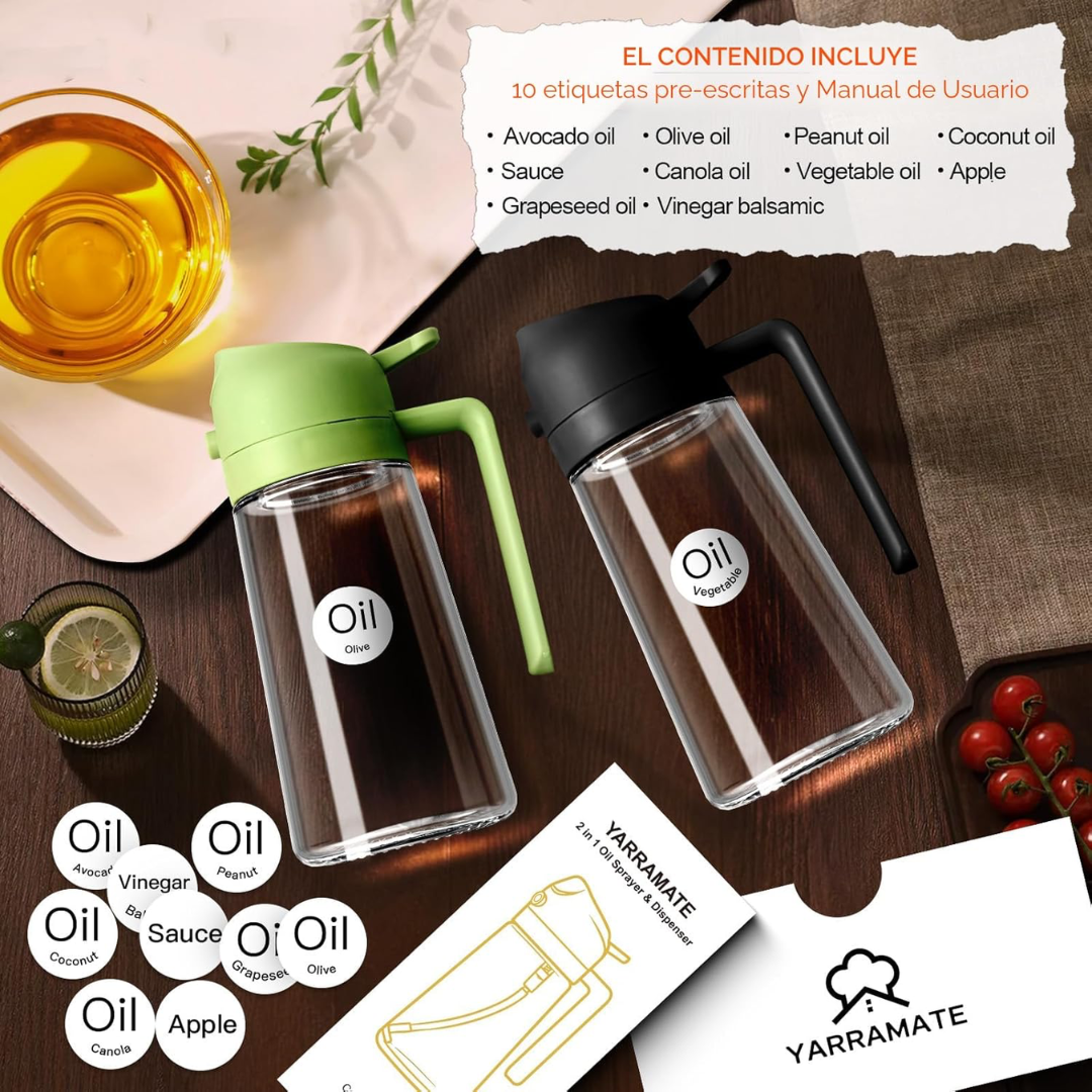 Dispensador de Aceite 2 en 1