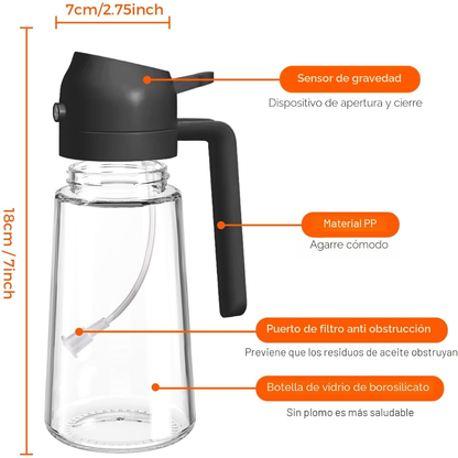 Dispensador de Aceite 2 en 1